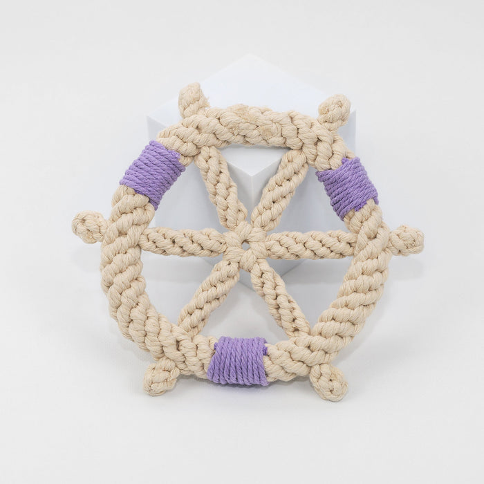 Color wheel Macrame Rope Pet Toy Knotty Pawz