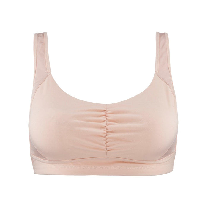 Peony-Silk & Organic Cotton Non Wired Bra Juliemay Lingerie UK