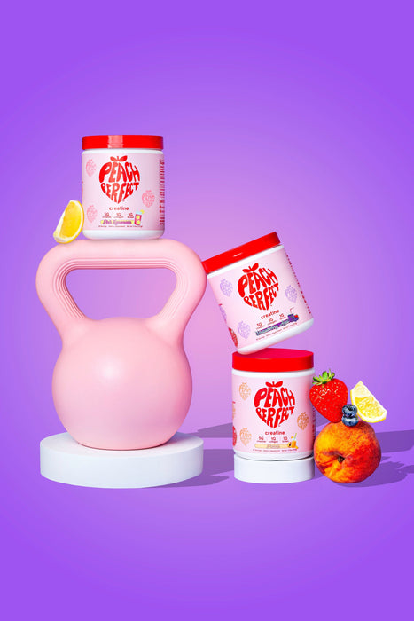 Creator Sample Basic (Inositol Capsules + Creatine Pink Lemonade + Creatine Gummies + Menopause Multivitamin)) Peach Perfect