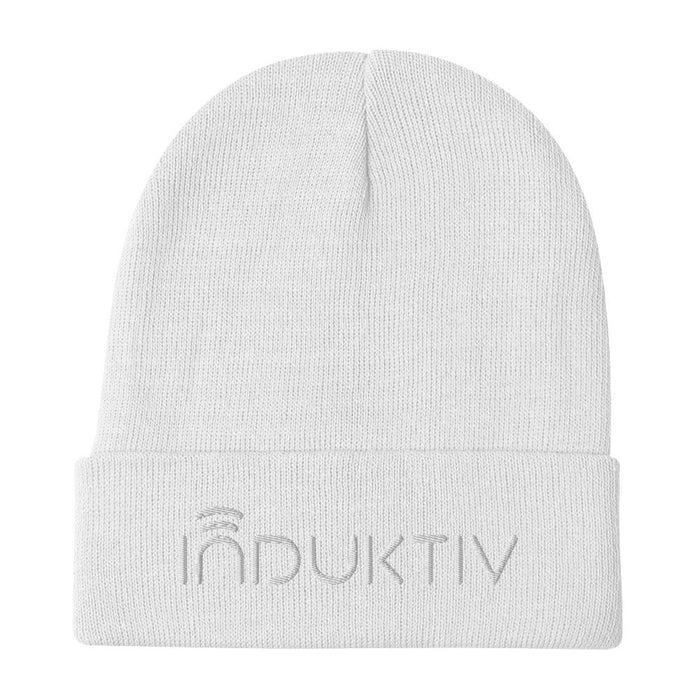 "INDUKTIV" Logo Embroidered Beanie INDUKTIV