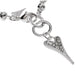 SILVER DIAMANTE HEART BRACELET* missdeeuk