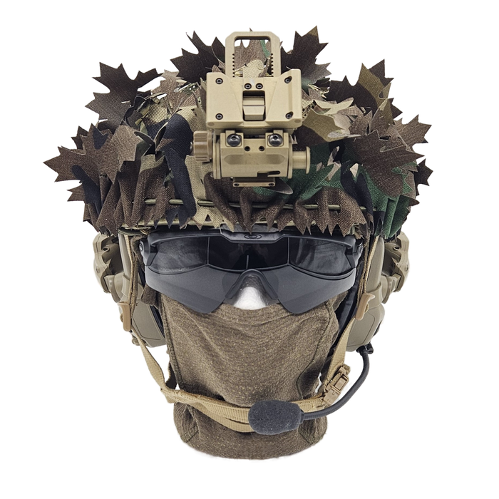 The Northerner Maple Leaf Helmet Camo Scrim