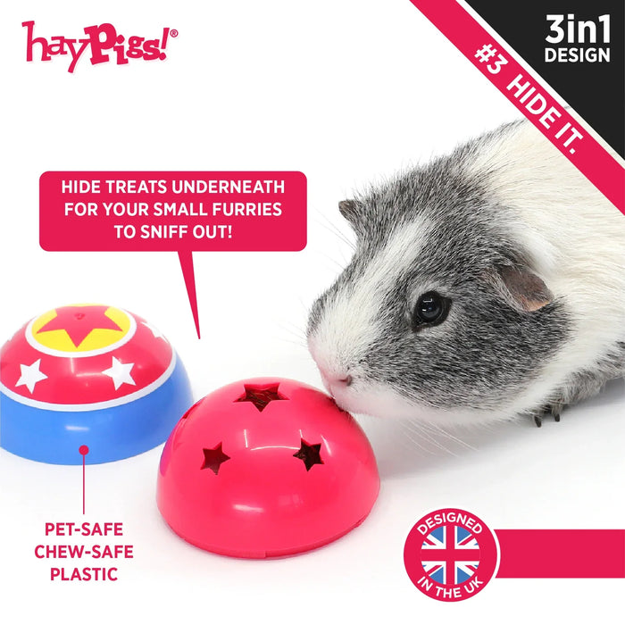 HayPigs Circus Treat Ball 3-in-1 Enrichment Toy