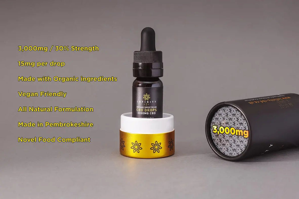 3,000mg 30% Extra Strong Organic CBD Drops