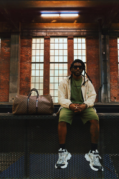 Dues Paid (Military Green - Oversize Shirt) Fly Supply Co