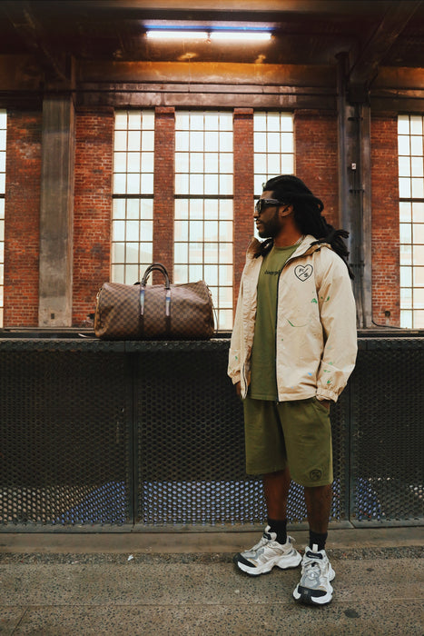 Dues Paid (Military Green - Oversize Shirt) Fly Supply Co
