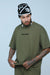 Dues Paid (Military Green - Oversize Shirt) Fly Supply Co