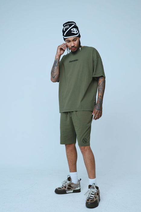 Dues Paid (Military Green - Oversize Shirt) Fly Supply Co