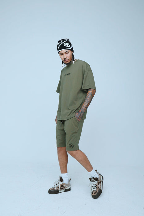Dues Paid (Military Green - Oversize Shirt) Fly Supply Co