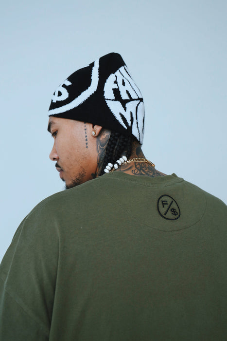 Dues Paid (Military Green - Oversize Shirt) Fly Supply Co