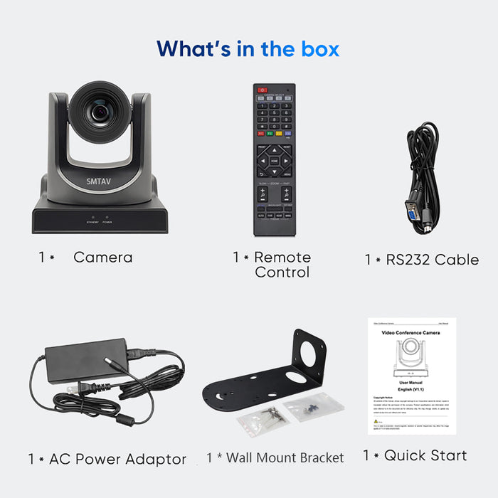 Video Conference Camera,20X NDI Camera, BA20-N