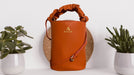 Bettye's Bucket Bag-French Cognac Ahisa Bags