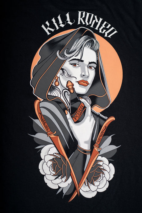 Black T-Shirt "Juliet" Kill Romeo Apparel