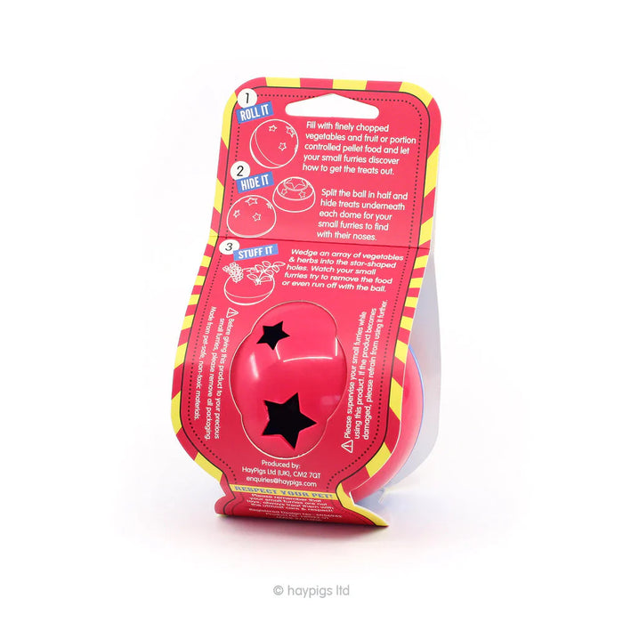 HayPigs Circus Treat Ball 3-in-1 Enrichment Toy