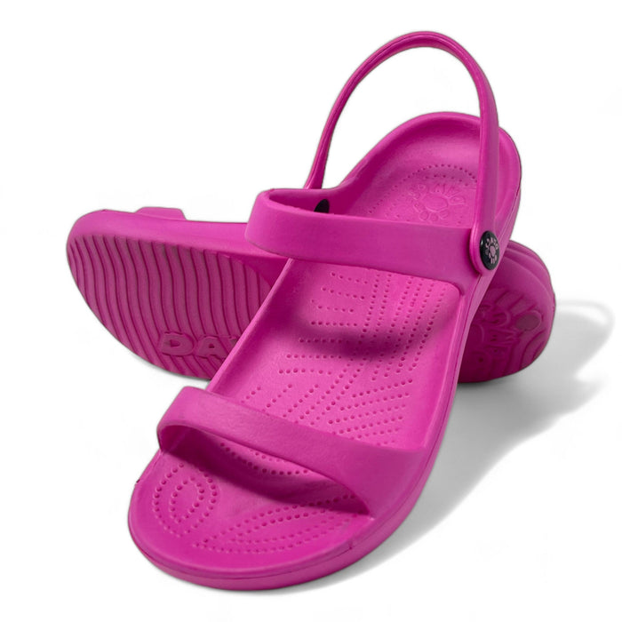 Women's 3-Strap Sandals - Hot Pink