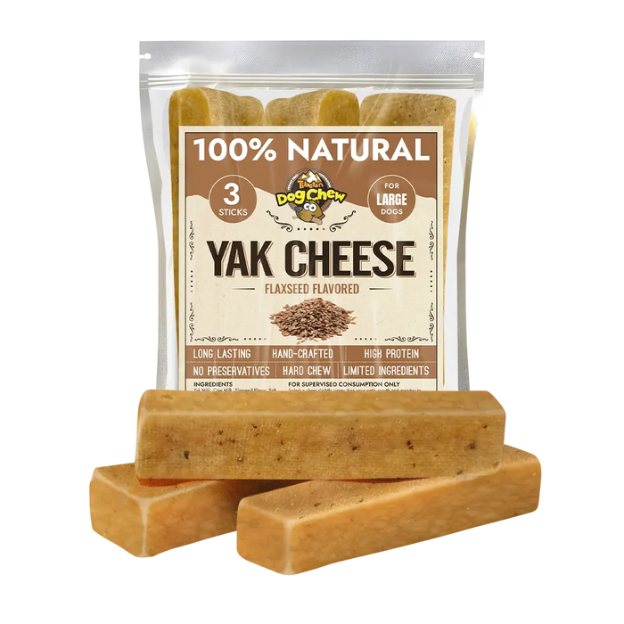 Flavored Yak Cheese Chew for Dogs - Natural & Long-Lasting Tasty Treats