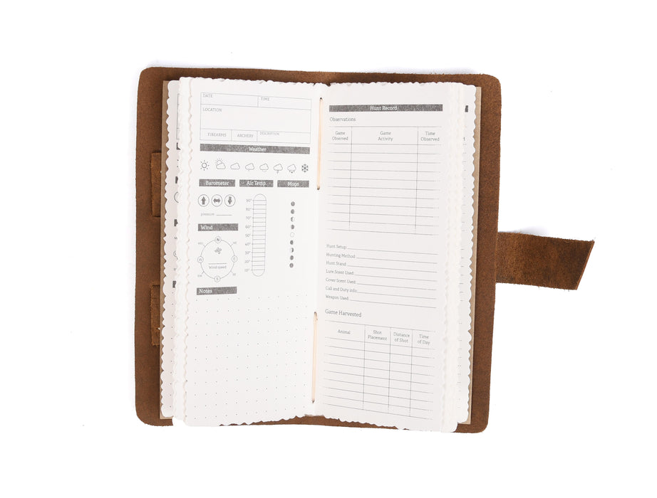 Premium Leather Hunting Journal Tolredo Leather