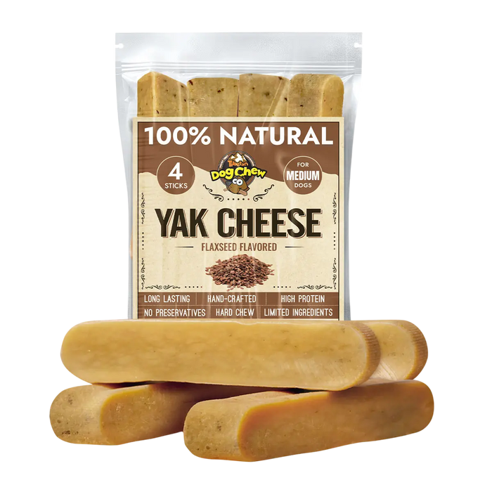 Flavored Yak Cheese Chew for Dogs - Natural & Long-Lasting Tasty Treats