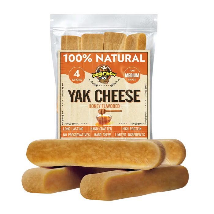 Flavored Yak Cheese Chew for Dogs - Natural & Long-Lasting Tasty Treats