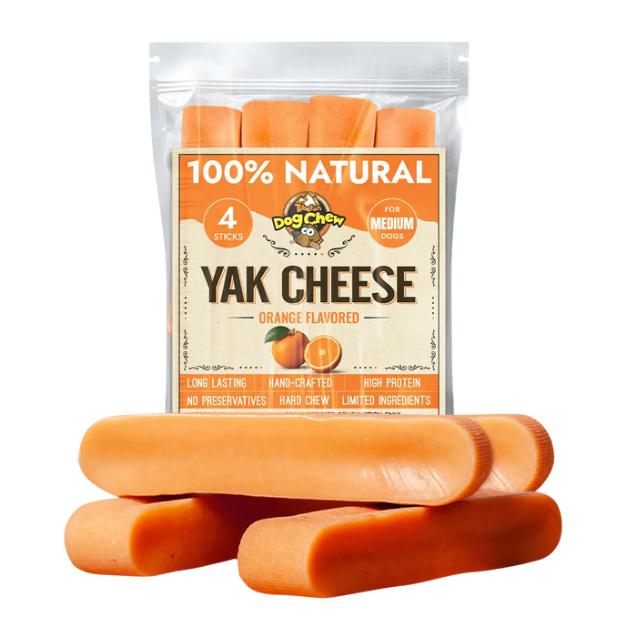 Flavored Yak Cheese Chew for Dogs - Natural & Long-Lasting Tasty Treats