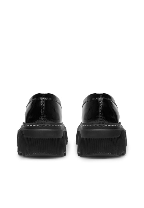 Penny Dark Brown Chunky Loafers enibbana.com