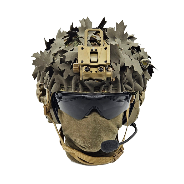 The Northerner Maple Leaf Helmet Camo Scrim
