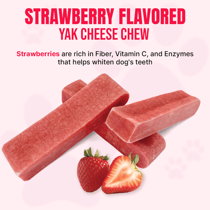 Flavored Yak Cheese Chew for Dogs - Natural & Long-Lasting Tasty Treats