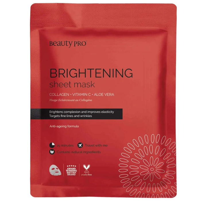 BeautyPro Spa at Home Skincare Gift Box - Top to Toe Sheet Mask Set