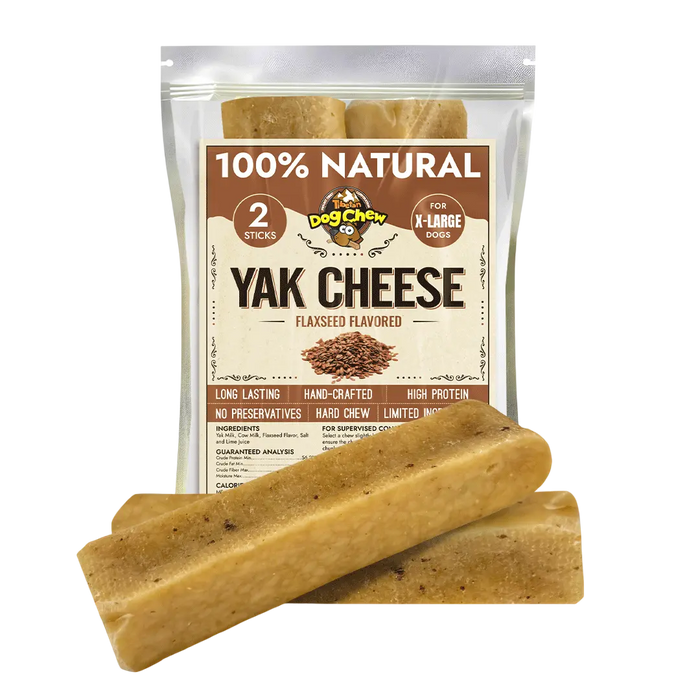 Flavored Yak Cheese Chew for Dogs - Natural & Long-Lasting Tasty Treats