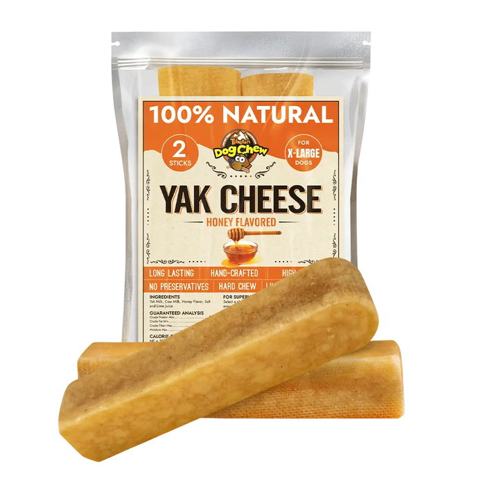 Flavored Yak Cheese Chew for Dogs - Natural & Long-Lasting Tasty Treats