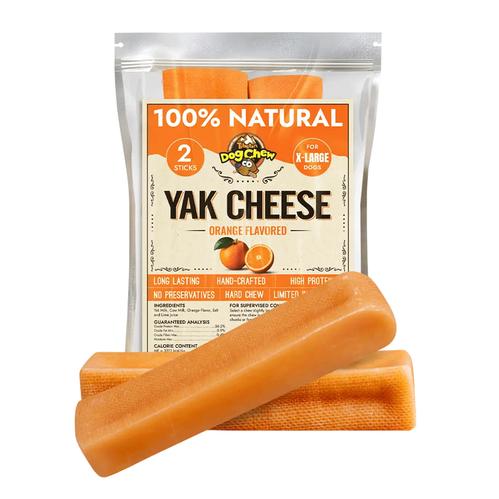Flavored Yak Cheese Chew for Dogs - Natural & Long-Lasting Tasty Treats
