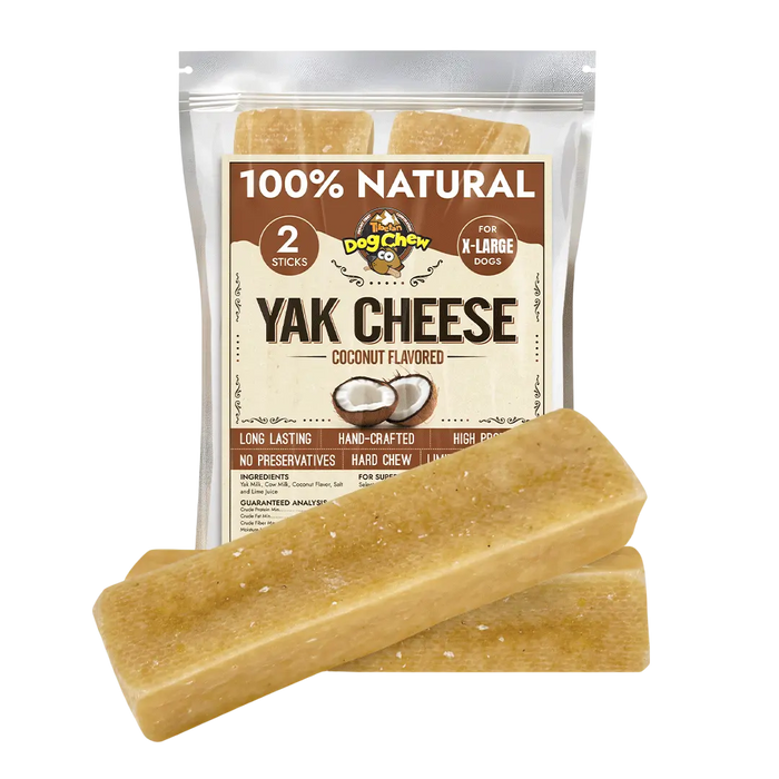 Flavored Yak Cheese Chew for Dogs - Natural & Long-Lasting Tasty Treats
