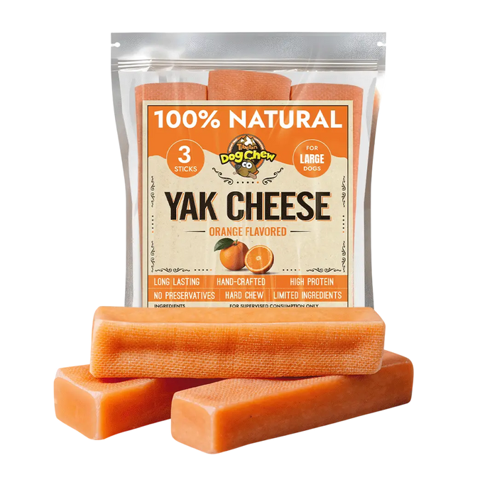 Flavored Yak Cheese Chew for Dogs - Natural & Long-Lasting Tasty Treats