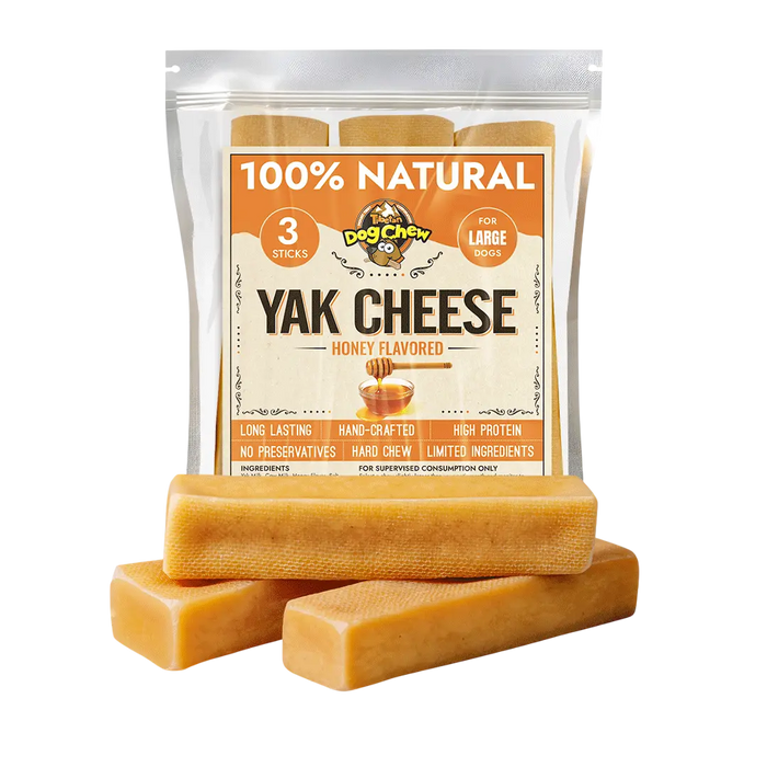 Flavored Yak Cheese Chew for Dogs - Natural & Long-Lasting Tasty Treats