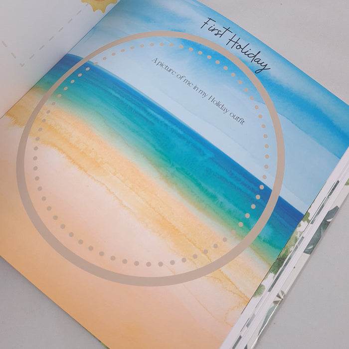 Baby Memory Book - Baby's First Year - First Year Milestone - Neutral Baby Book - Baby Shower Gift ForeverLily