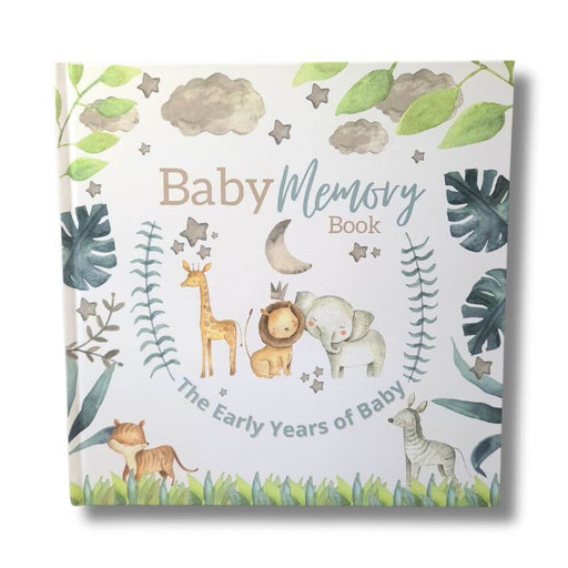 Baby Memory Book - Baby's First Year - First Year Milestone - Neutral Baby Book - Baby Shower Gift ForeverLily