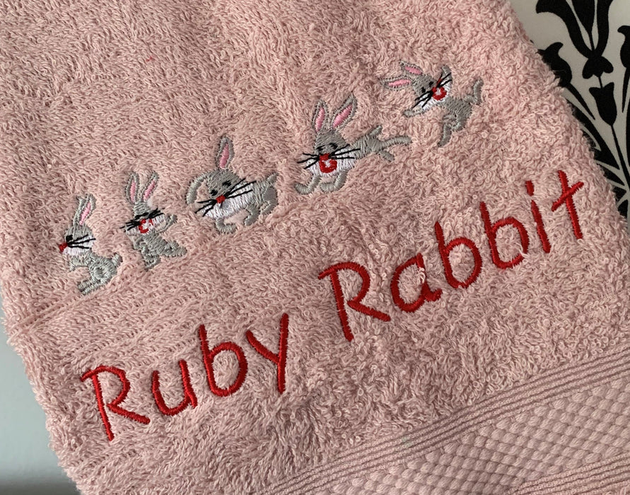 Bunny Rabbits Tote / Shopper Bag - Personalised
