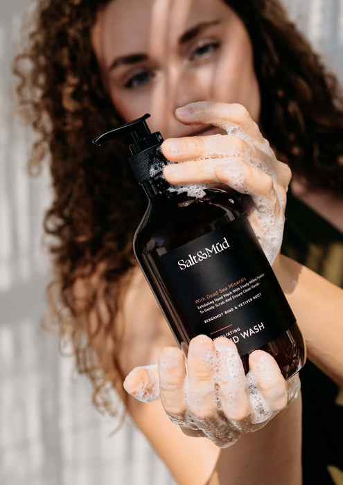 Exfoliating Hand Wash With Dead Sea Minerals 500ml Salt And Mud