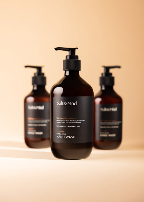 Exfoliating Hand Wash With Dead Sea Minerals 500ml Salt And Mud