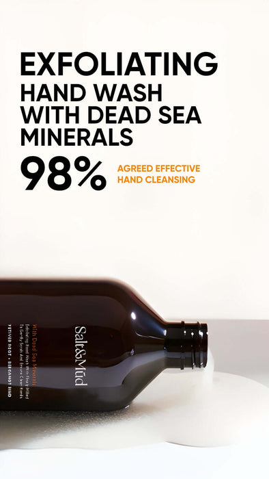 Exfoliating Hand Wash With Dead Sea Minerals 500ml Salt And Mud
