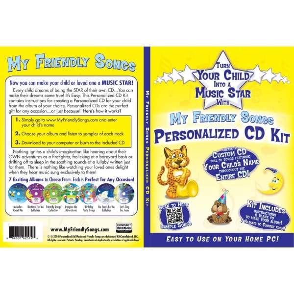 Friendly Songs CD Kit of Personalized Music