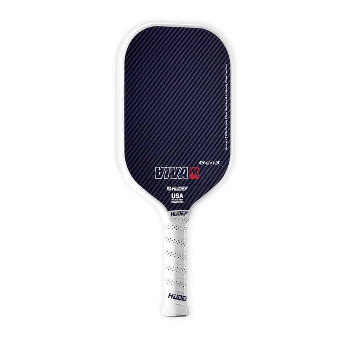 Hudef Viva Pro™ Gen3 Thermoformed Elongated Pickleball Paddle (Kevlar) (Includes paddle cover)