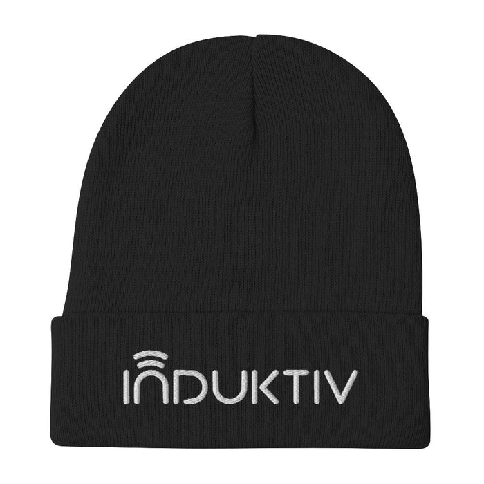 "INDUKTIV" Logo Embroidered Beanie INDUKTIV