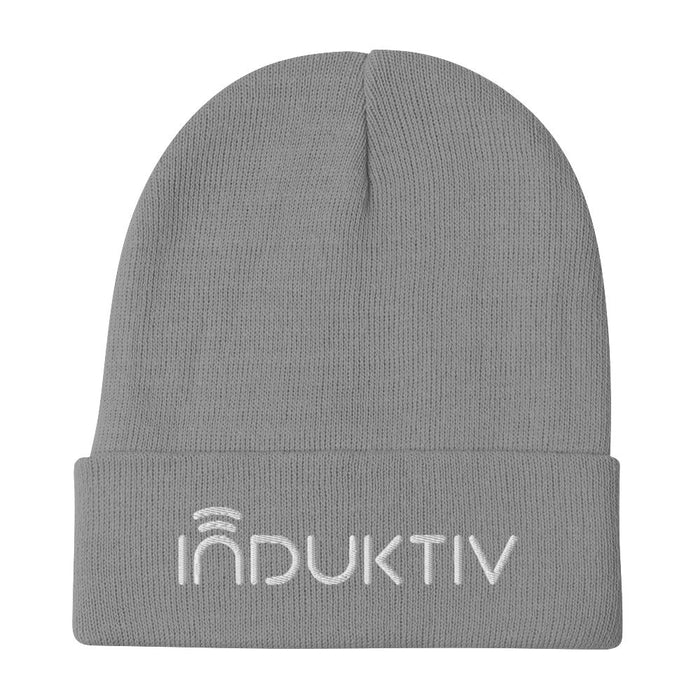 "INDUKTIV" Logo Embroidered Beanie INDUKTIV