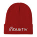 "INDUKTIV" Logo Embroidered Beanie INDUKTIV