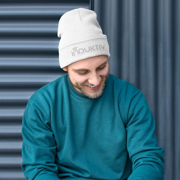 "INDUKTIV" Logo Embroidered Beanie INDUKTIV