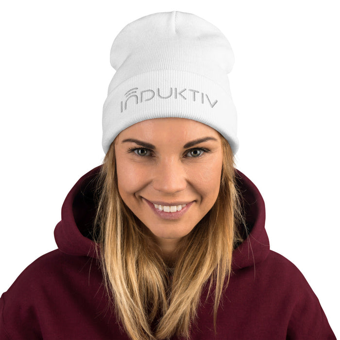 "INDUKTIV" Logo Embroidered Beanie INDUKTIV