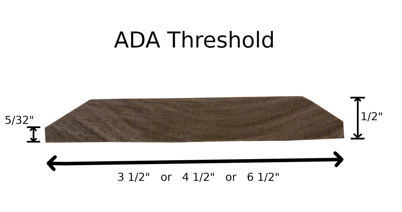 RED OAK ADA Compliant Interior Threshold-Hartford Building Products HBP