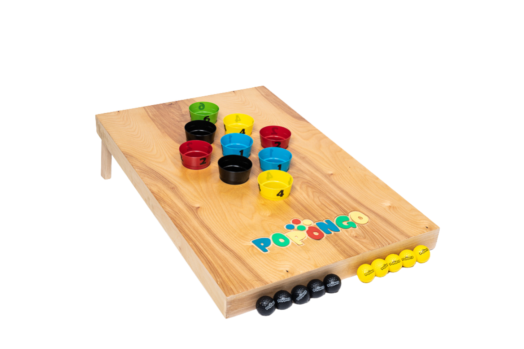 Popongo Toss Ball Game Set | I Board